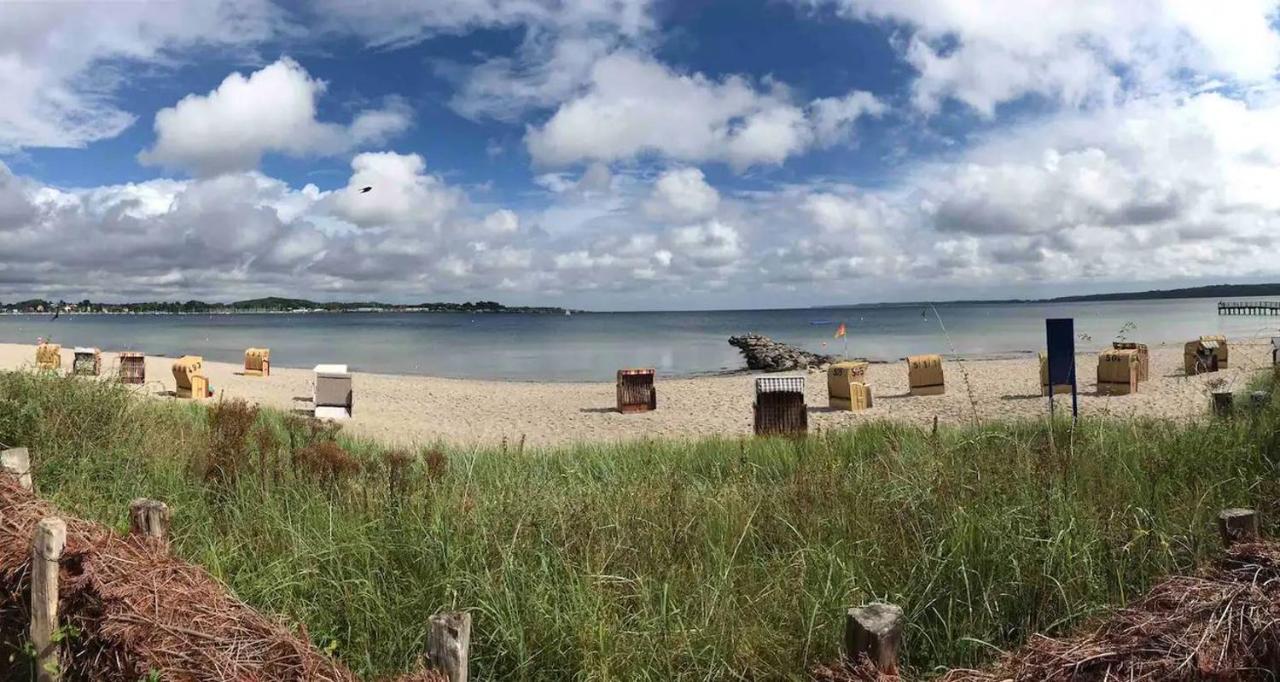 Im Bademantel An Den Strand Mit Terrasse เอ็คคานเฟอร์เดอ ภายนอก รูปภาพ